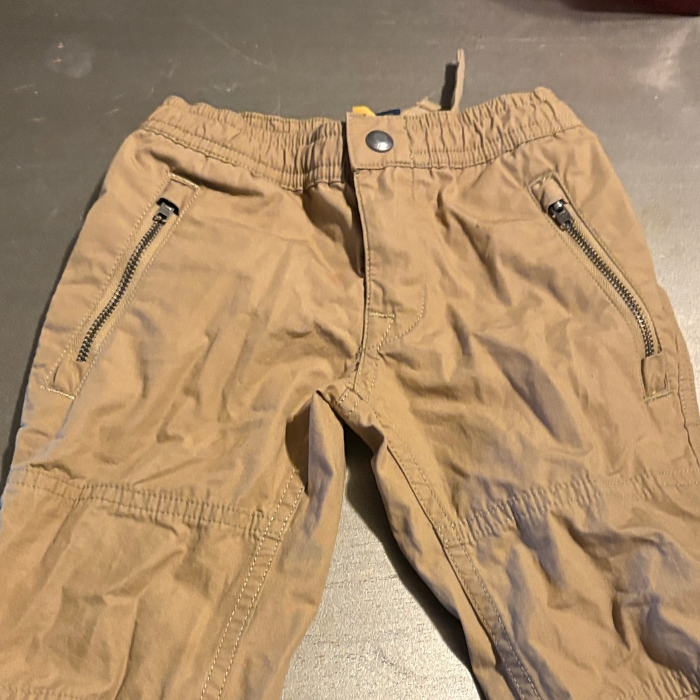 Kids Tan POLO  cotton jogger pants  - Comfortable Everyday Bottoms